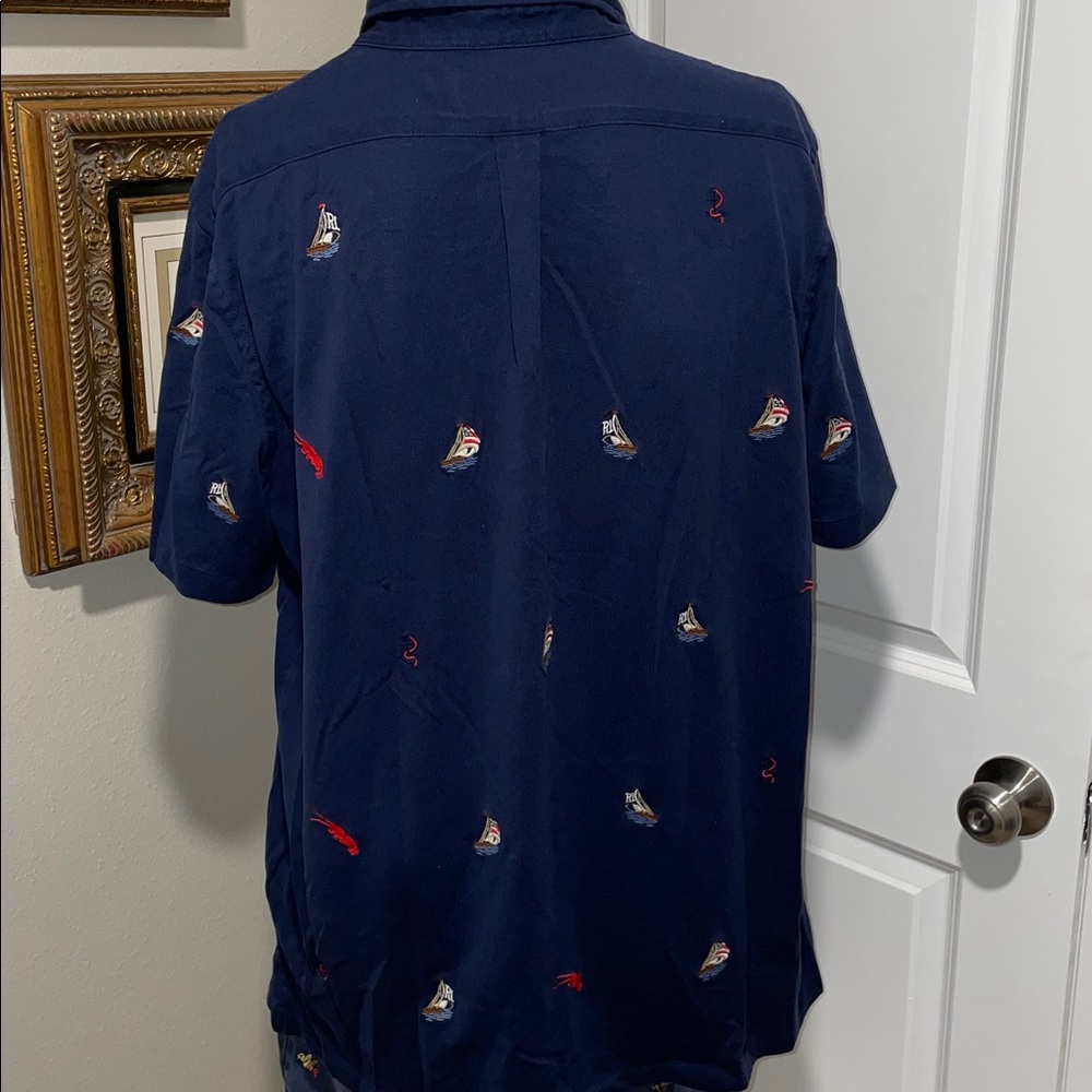 Ralph Lauren Navy Blue Men's Polo Shirt - Picture 5 of 8